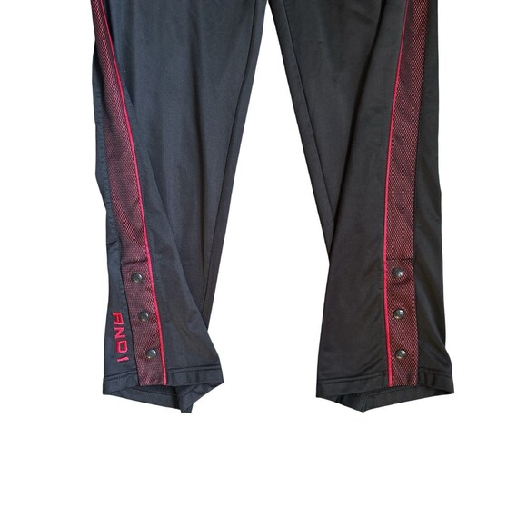 And1 Youth Boys Red Black Basketball Pants Athletic Bottom Snaps Size Large - Picture 2 of 7